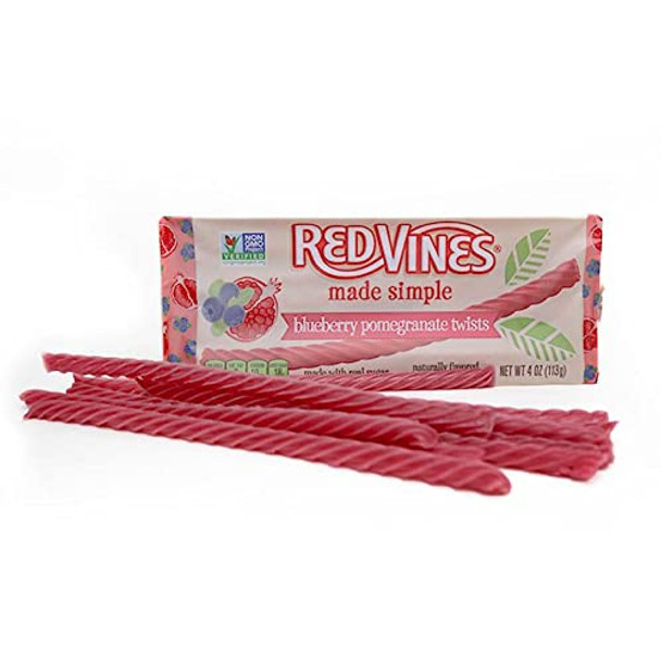 Red Vines - Licorice Blueberry Pomegranate Twists - Case of 9-4 OZ