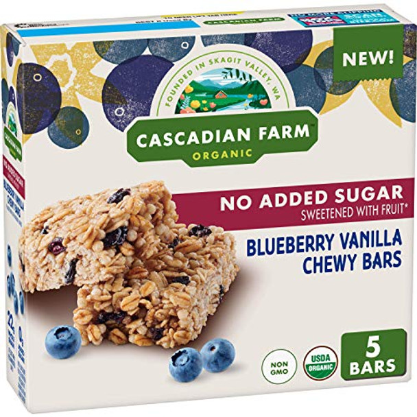 Cascadian Farm - Granola Bar Chewy Blueberry - Case of 6-6 OZ