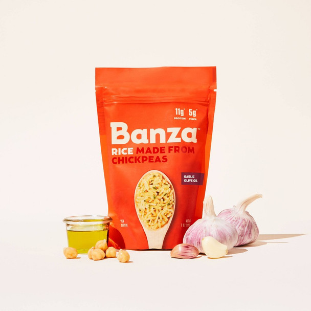 Banza - Rice Gar Olv Oil Chickpea - Case of 6-7 OZ