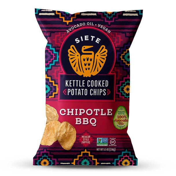 Siete - Kettle Chip Chipotle Bbq - Case of 6-5.5 OZ