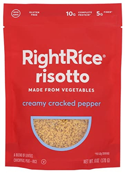 Right Rice - Risotto Vegetable Cream Cracked Pepper - Case of 6-6 OZ