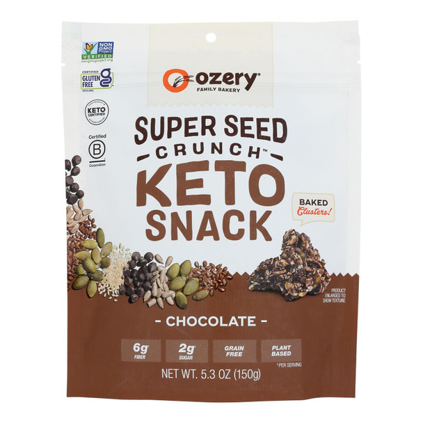 Ozery's Bakery - Super Seed Crunch Chocolate - Case of 6-5.3 OZ