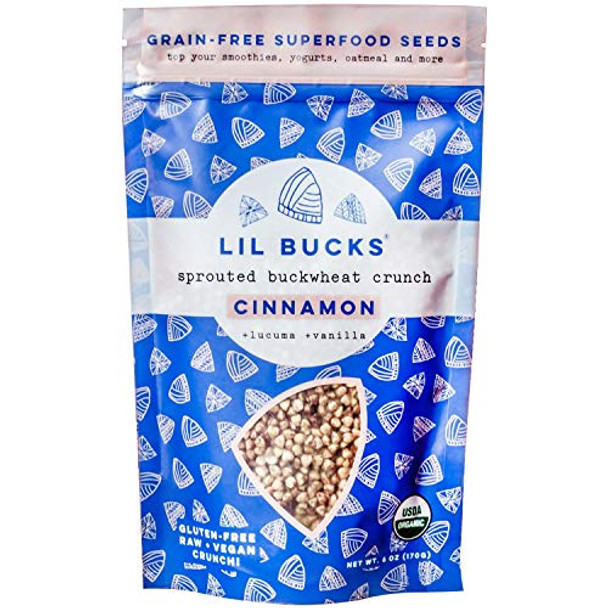 Lil Bucks - Buckwheat Sprouted Cinnamon - Case of 6-6 OZ