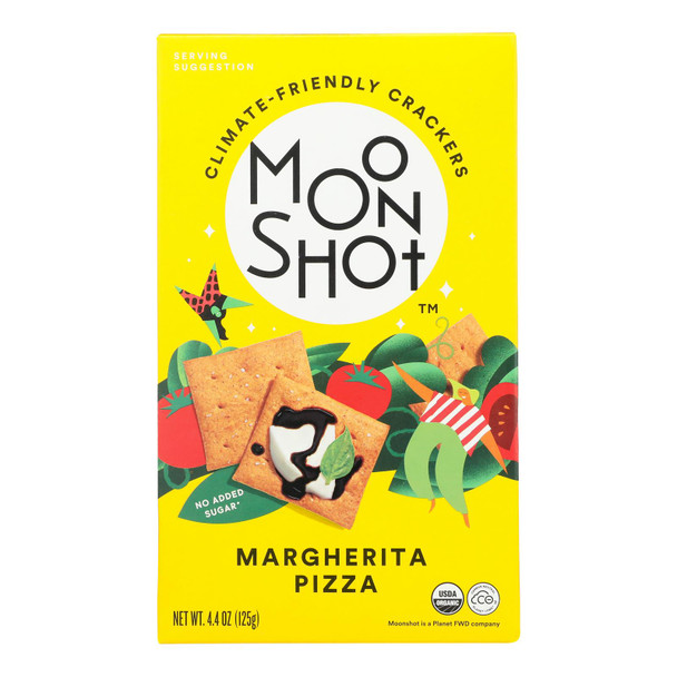 Moonshot Snacks - Cracker Tomato Basil - Case of 6-4.4 OZ