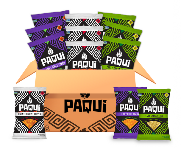 Paqui - Tortilla Chip Variety Pack 3 Flavors - Case of 12-2 OZ