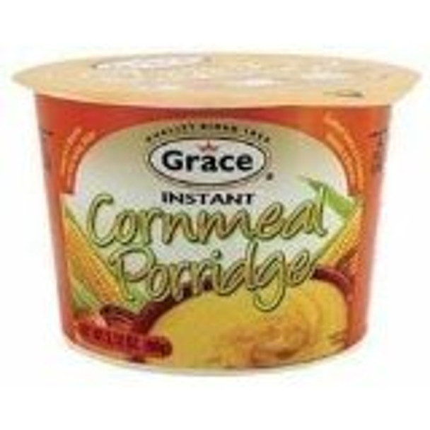 Grace - Porridge Instant Cornmeal - Case of 12-2.1 OZ