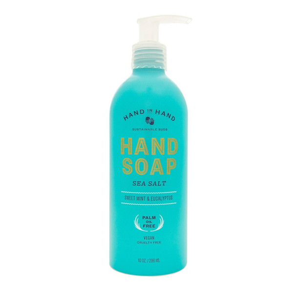 Hand In Hand - Liquid Hand Soap Sea Salt - Case of 3-10 OZ