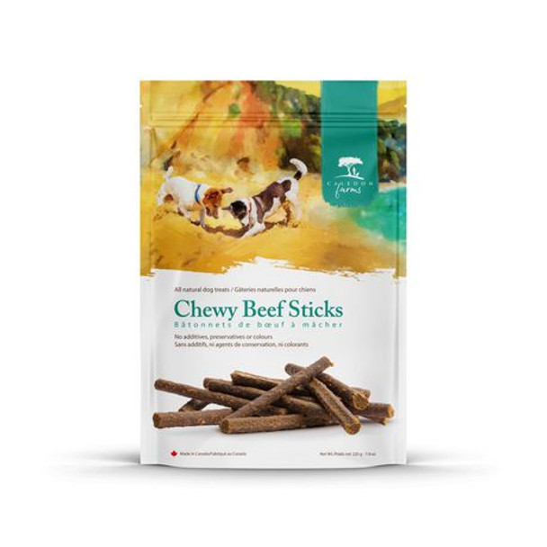 Caledon Farms - Dog Treat Chewy Beef Stick - Case of 4-7.8 OZ