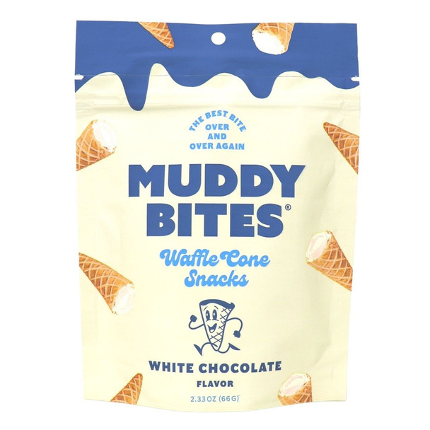 Muddy Bites - Muddy Bite White Chocolate - Case of 12-2.33 OZ
