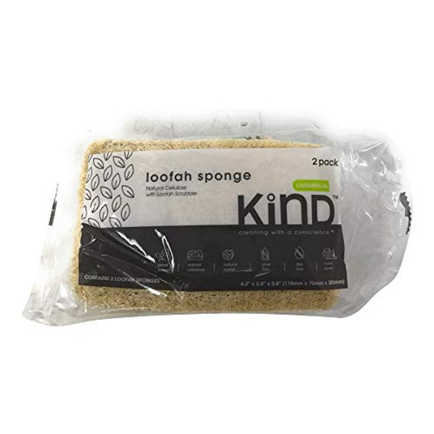 Casabella Kind - Loofah Sponge Plant Based - Case of 12-2 CT