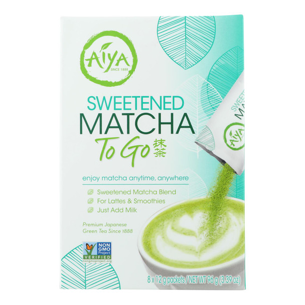 Aiya - Tea Stick Sweet Matcha - Case of 6-8 CT