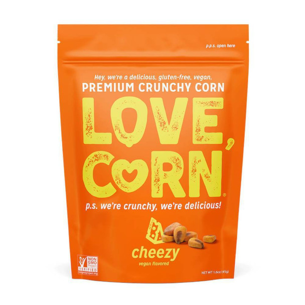 Love Corn - Roasted Corn Cheezy - Case of 10-1.6 OZ