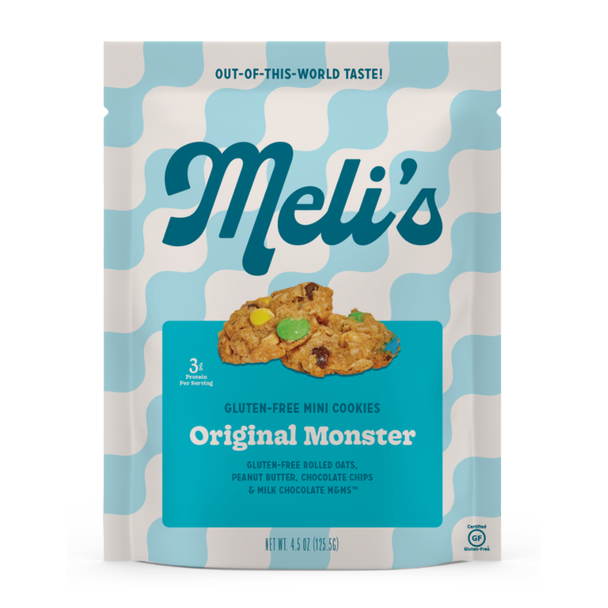 Meli's Monster Cookies - Cookies Mini Original Monster - Case of 6-4.5 OZ