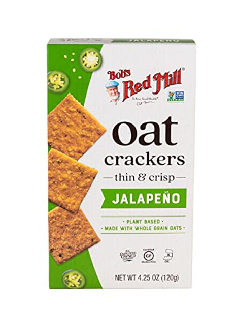 Bob's Red Mill - Cracker Oat Jalapeno - Case of 5-4.25 OZ