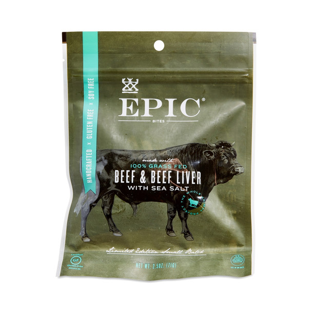 Epic - Bites Beef & Beef Liver - Case of 8-2.5 OZ