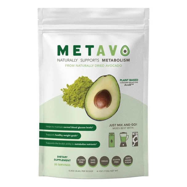 Metavo - Metabolism Support Powder - Case of 3-6.1 OZ