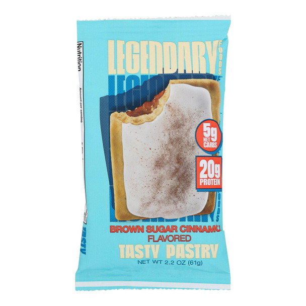 Legendary Foods - Tasty Pastry Cinnamon Brown Sugar - Case of 10-2.2 Oz
