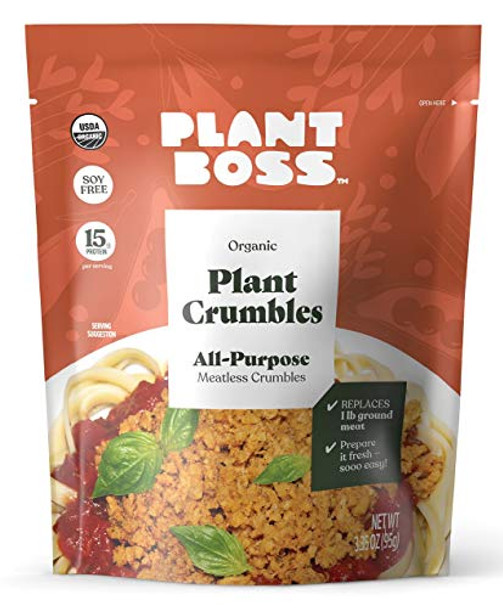 Plant Boss - Meatless Crumble All Purpose - Case of 6-3.35 OZ