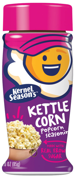 Kernel Seasons Kernel Season's, Kettle Corn Popcorn Seasoning - Case of 6 - 3 OZ