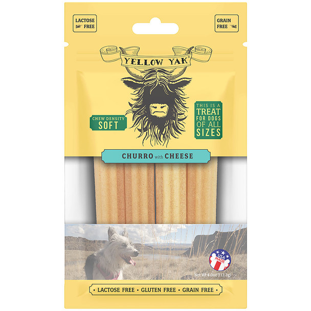 Yellow Yak - Churro Cheese Soft Chews - Case of 6-4 OZ