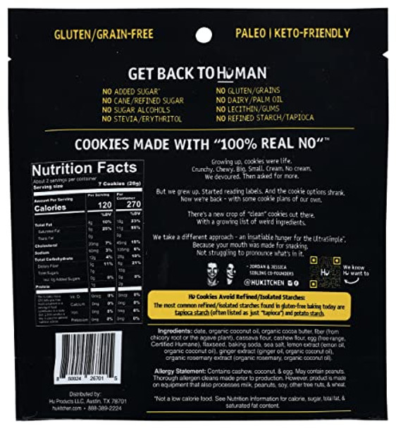 Hu - Cookies Gluten Free Ginger Snaps - Case of 6-2.25 OZ Hu - Cookies Gluten Free Ginger Snaps - Case of 6-2.25 OZ