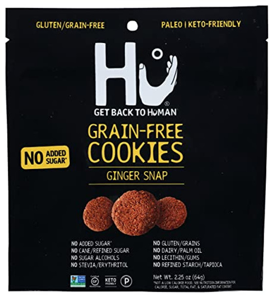 Hu - Cookies Gluten Free Ginger Snaps - Case of 6-2.25 OZ