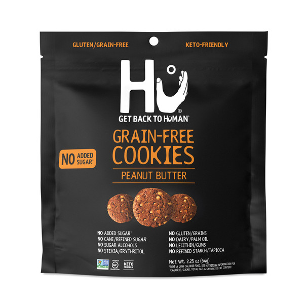 Hu - Cookies Gluten Free Peanut Butter - Case of 6-2.25 OZ