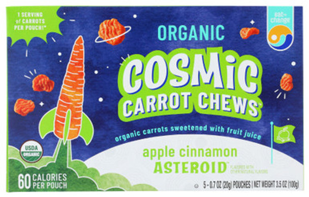 Eat The Change - Carrot Chew Apple Cinnamon - Case of 10-5/.7 OZ