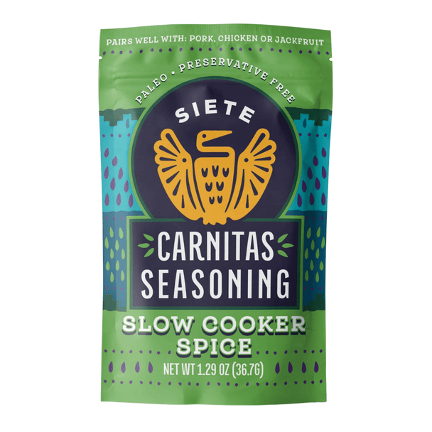 Siete - Seasoning Carnitas - Case of 12-1.29 OZ