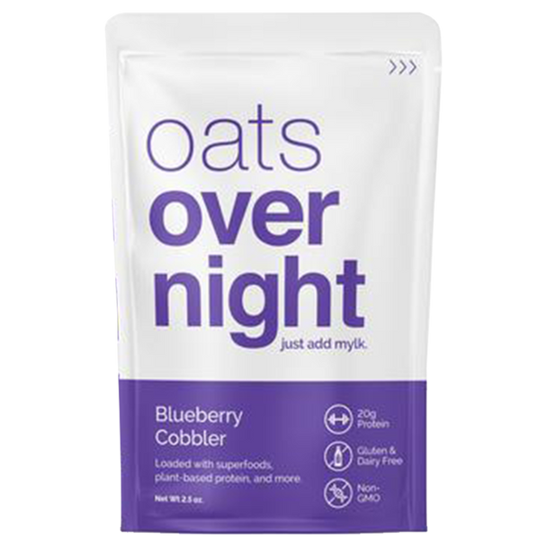 Oats Over Night - Shake Overnight Oat Blueberry Muffin - Case of 5-2.2 OZ