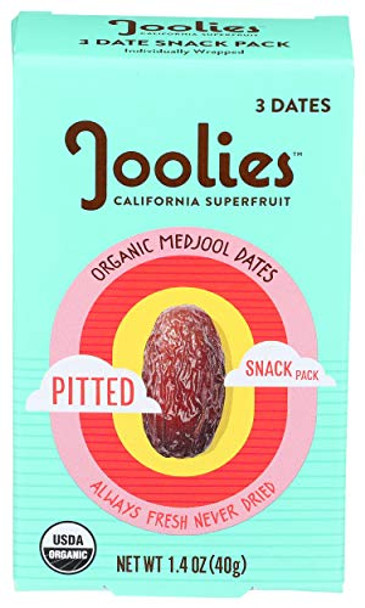 Joolies - Dates Pitted Snack Pack - Case of 12-1.4 OZ