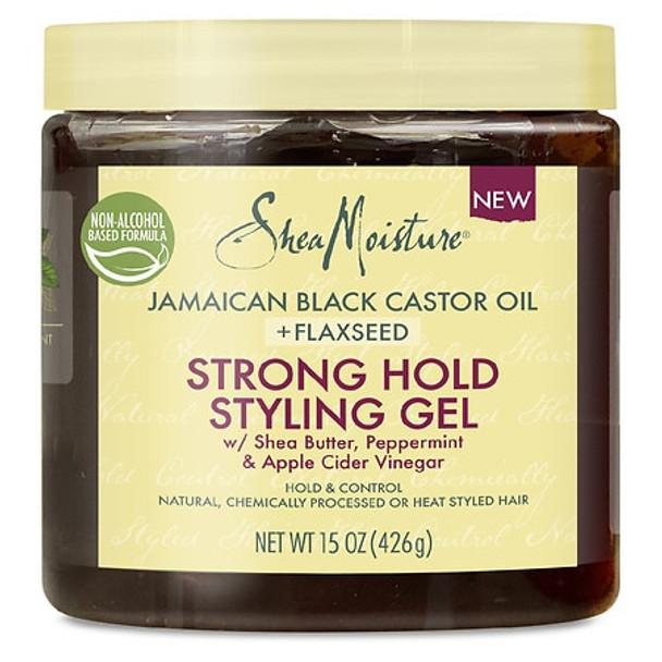 Shea Moisture - Strong Hold Styling Gel Jamaican Black Castor Oil - 1 Each-15 FZ
