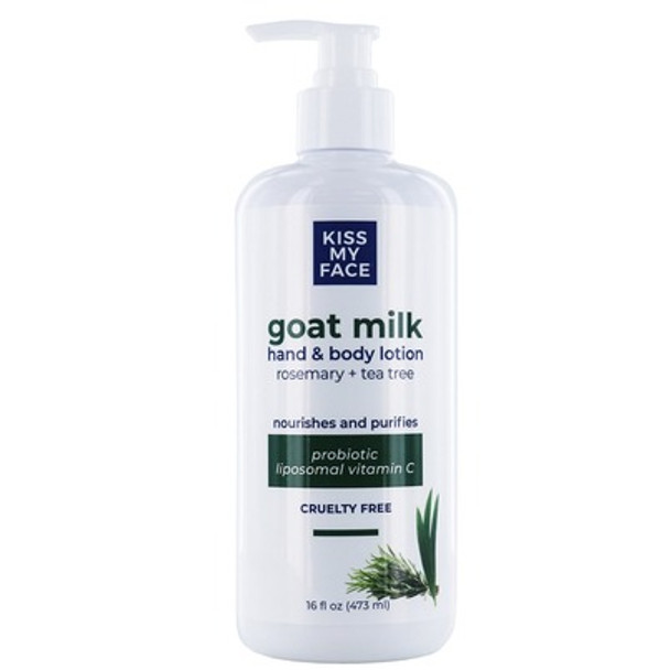 Kiss My Face - Lotion Hand & Body Goat Milk Rosemary - 1 Each-16 FZ