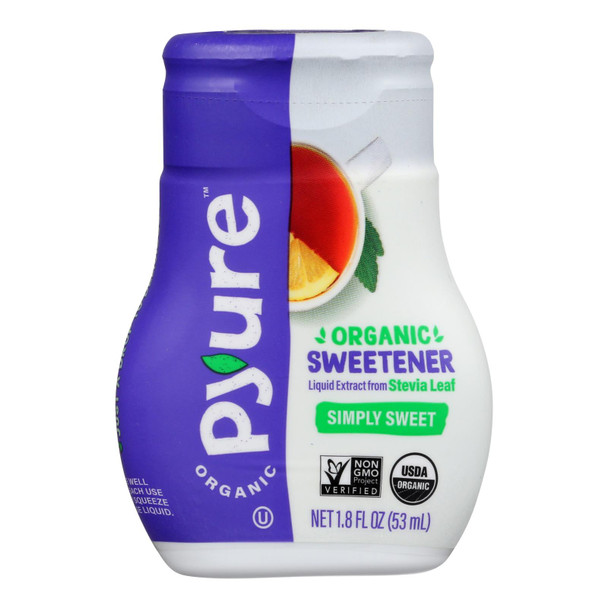 Pyure Brands Stevia Sweetener Liquid Stevia Drops  - Case of 6 - 1.8 FZ