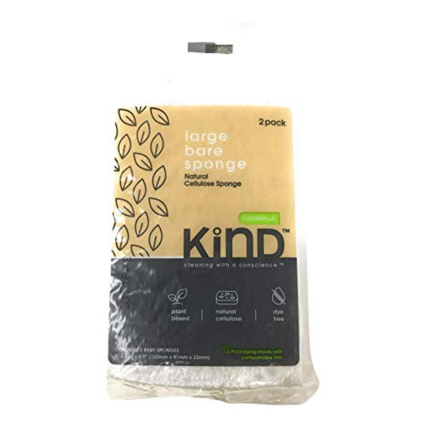 Casabella Kind - Bare Sponges Plant Based - Case of 6-2 CT