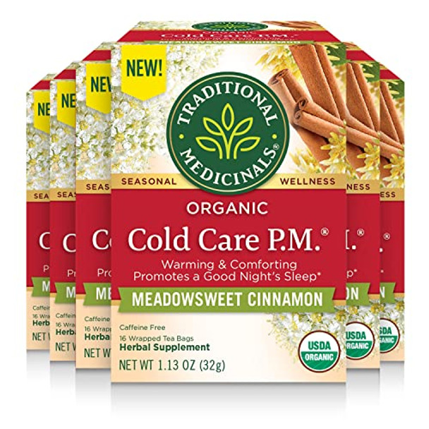 Traditional Medicinals - Tea Cold Care Pm - Case of 6-16 BAG