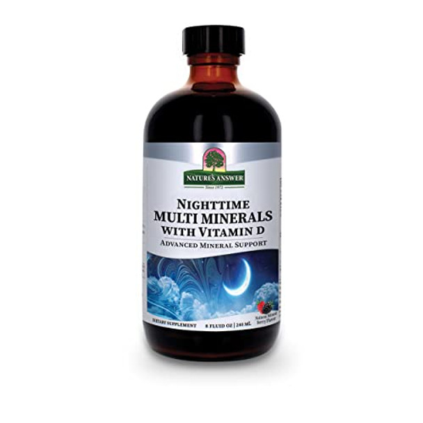 Nature's Answer - Multi Mineral Vitamin D Nighttime - 1 Each-8 FZ