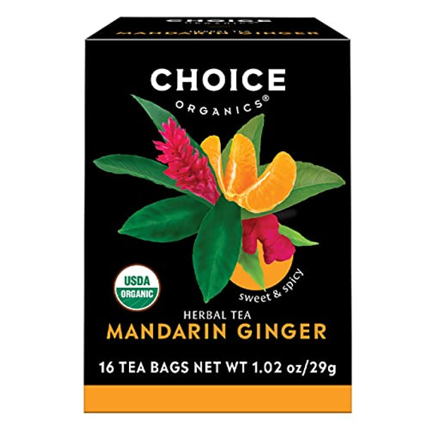 Choice Organic Teas - Tea Mandarin Ginger - Case of 6-16 CT