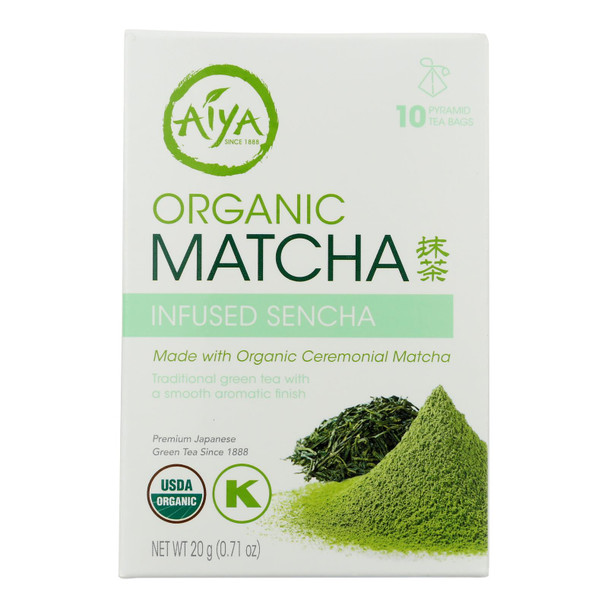 Aiya - Tea Matcha Infused Sencha - Case of 6-20 GR