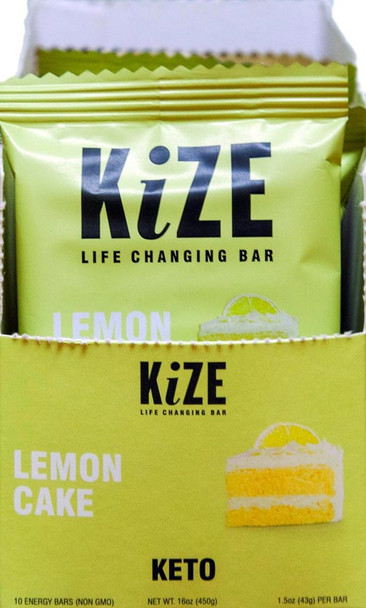 Kize Concepts - Keto Bar Lemon Cake - Case of 10-1.5 OZ