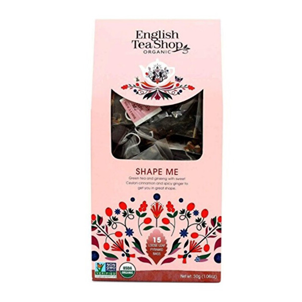 English Tea Shop - Tea Organic Shape Me - Case of 6-15 BAG