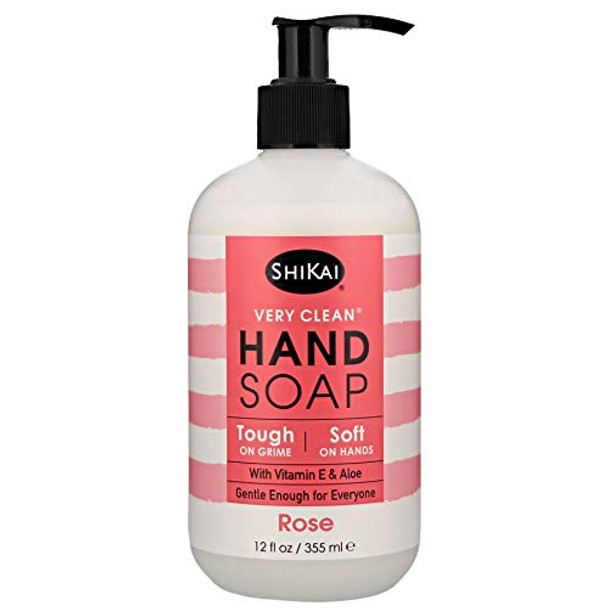 Shikai Products - Hand Soap Very Clean Rose - 1 Each-12 FZ