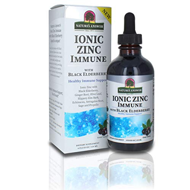 Nature's Answer - Ionic Zinc Immune Elderberry - 1 Each-4 FZ