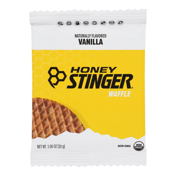 Honey Stinger - Honey Stinger Waffle Vanilla - Case of 12-1.06 OZ