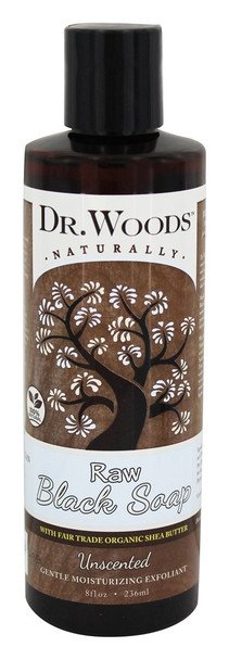 Dr. Woods - Black Soap Unscented Shea Butter - 1 Each-8 FZ