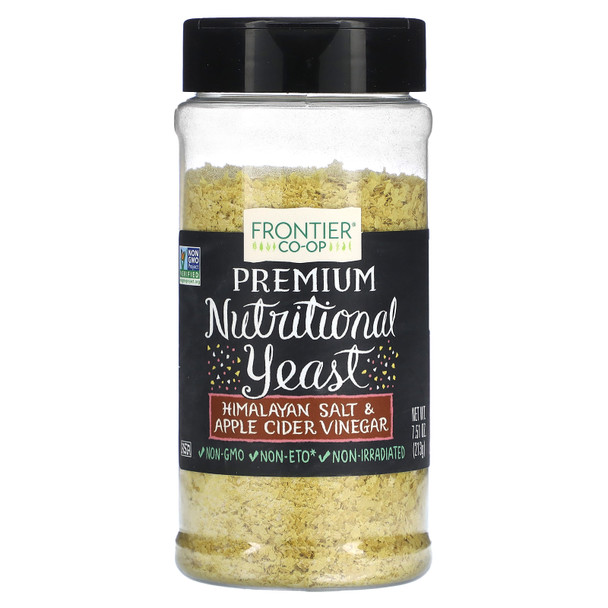 Frontier Natural Products Coop - Yeast Premium Nutritional Salt & Vinegar - 1 Each-7.51 OZ