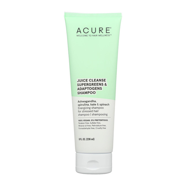 Acure - Shampoo Supergreens Juice Cleanse - 1 Each-8 FZ