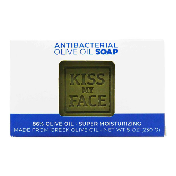 Kiss My Face - Bar Soap Antibacterial Olive Oil - 1 Each-8 OZ