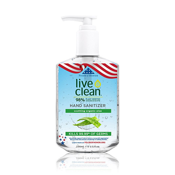 Live Clean - Sanitizer Hand - 1 Each-8 FZ