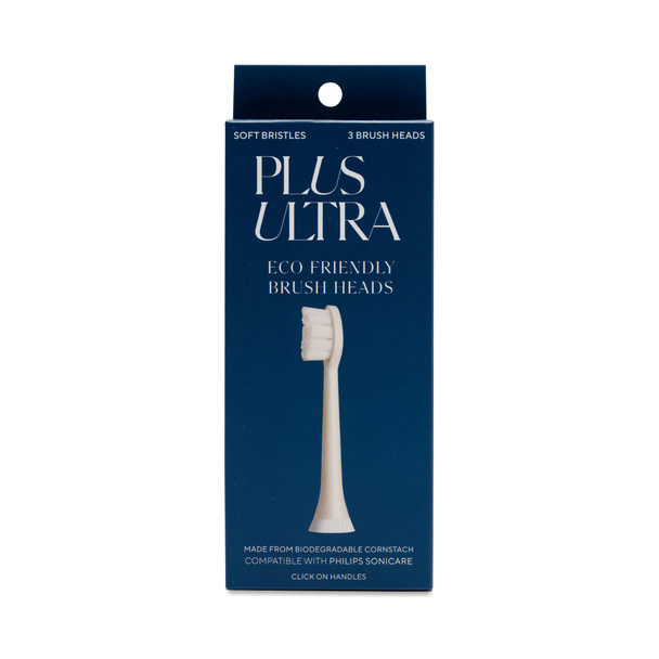 Plus Ultra - Toothbrush Heads Echo 3pk - Case of 4-3 CT